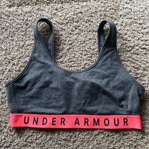 Pink and Gray Under Armour Bra